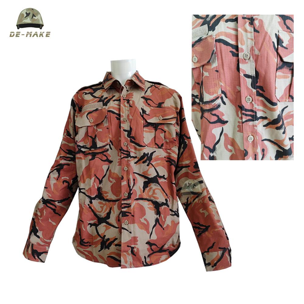 Tactical camouflage uniform 65% Polyester 35% Cotton waterproof tactical clothing Oman uniform