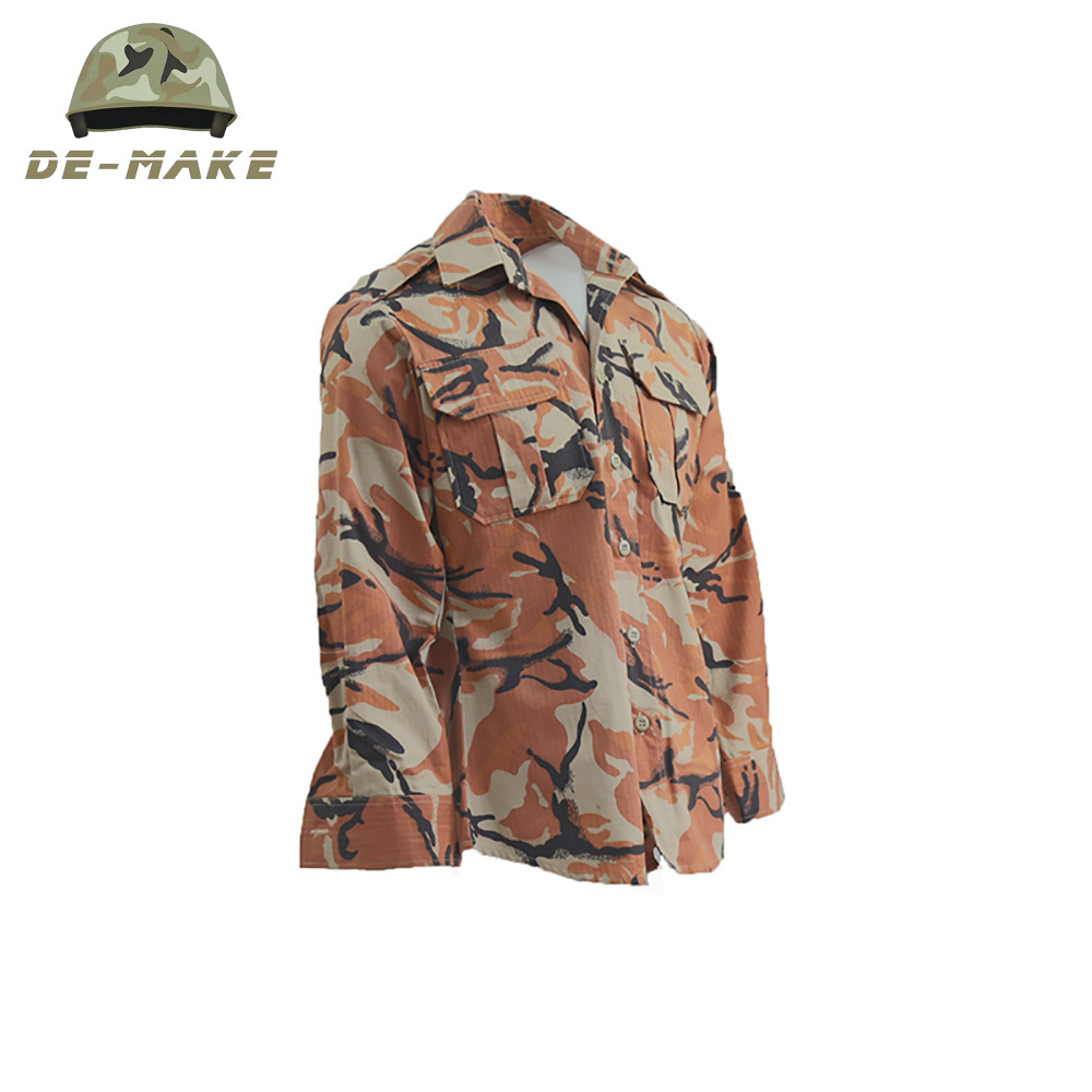 2024 Best Seller ACU Tactical Oman Woodland Camouflage Uniform Security Dress TC 65/35 Rip-Stop  Uniform