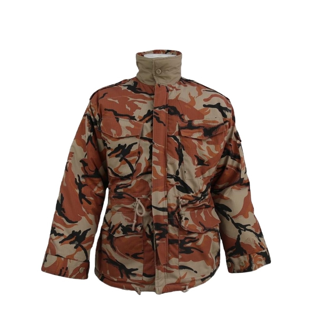 2024 Best Seller M65 Tactical Oman Woodland Camouflage Uniform Security Dress TC 65/35 Rip-Stop  Uniform