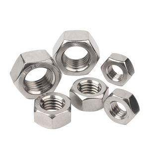 Customized Stainless Steel Hex Hexagon Nylon Insert Lock Nut Self locking Nuts