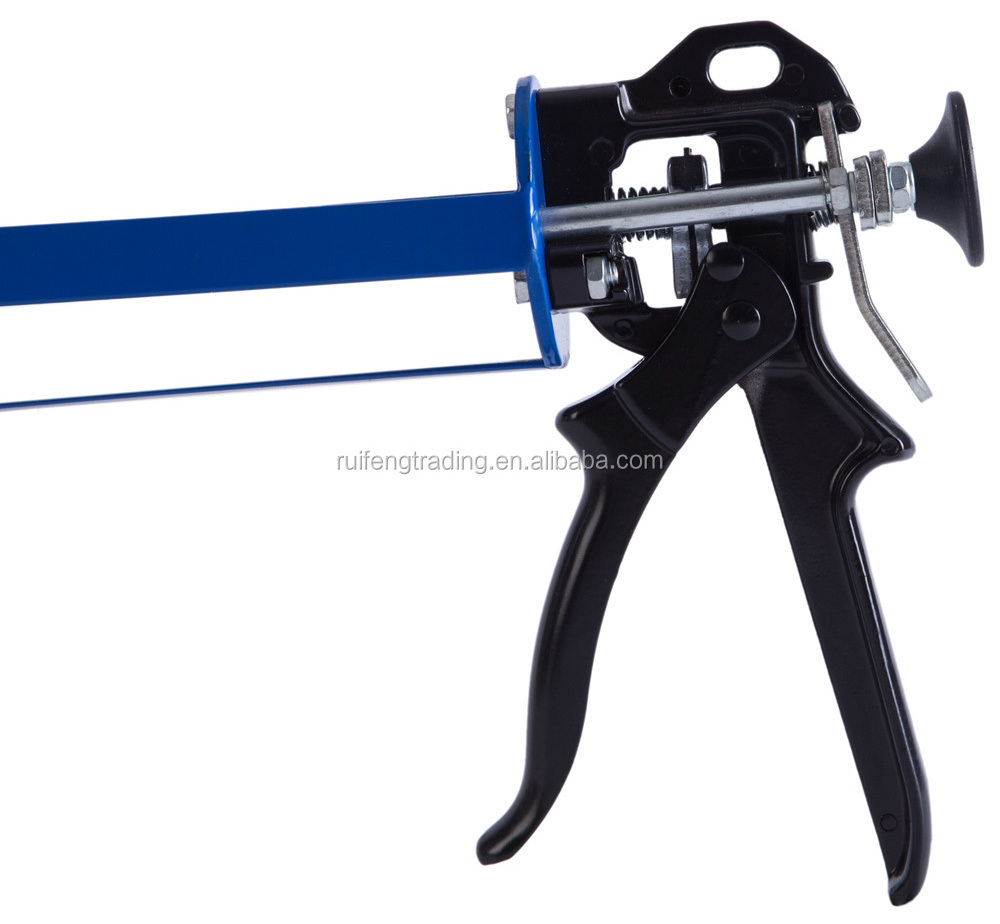 3 Rods 380ml Dual-Component Manual Epoxy Applicator Caulking gun, 12:1 16:1 drive, Force 1800N