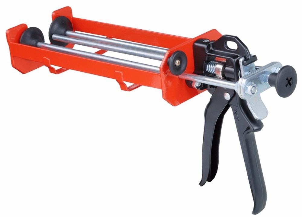 300*300ml Dual Component Mixing Epoxy Gun,  1:1 or 2:1 Mix Ratio, Force 2000N, Thrust Ratio 16:1