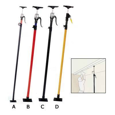 Hands on operation support Quick fastening of building material support rods