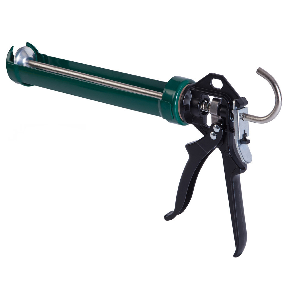 Adjustable No Drip Revolving Barrel Resin Caulking Gun, 300ml Cartridge Capacity, 10:1 12:1 16:1 Thrust Ratio