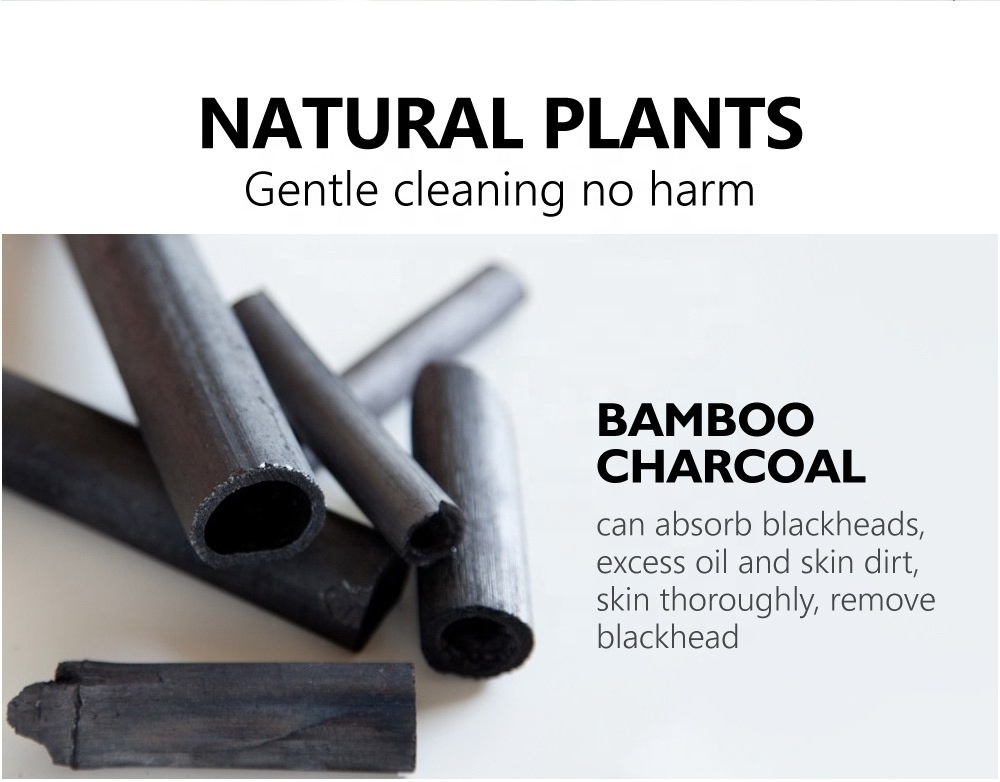 Beauty Products Bamboo Charcoal Blackhead Remover Nose Mask Peeling Deep Cleansing Shrink Pore Moisturizing Skincare Face Mask