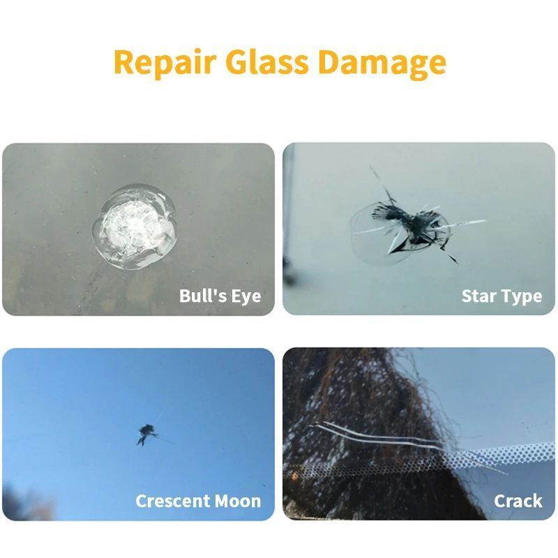 Car Windshield Cracked Repair Tool DIY Car Window Phone Screen Repair Kit Glass Curing Glue Auto Glass Scratch Crack Restore