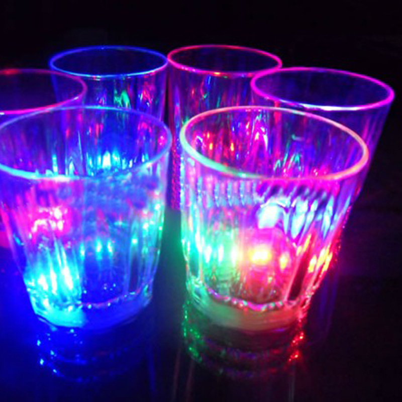 Flashing LED Light Up Party Cups Liquid Activated LED Tumblers Glowing Party Drink Cups