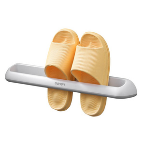 Bathroom Shoes Storage Hanger Hanging Shoes Organizer Wall-mounted Plastic Shoe Storage Rack Slippers Rack Towel Shelf Organizer