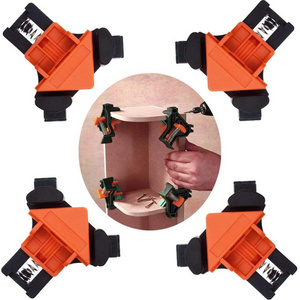 4 pcs 60/90/120 Degree Right Angle Wood Box Clamp Set Right Angle Clamp Fixing Clips Picture Frame Corner Clamp Woodworking