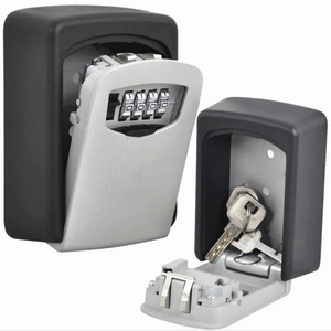 Combination Lockbox Code Lock Secure Box Key Holder Large Capacity Portable Safe Box For Family Realtor Outdoor Key Box