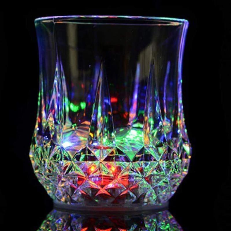 Flashing LED Light Up Party Cups Liquid Activated LED Tumblers Glowing Party Drink Cups