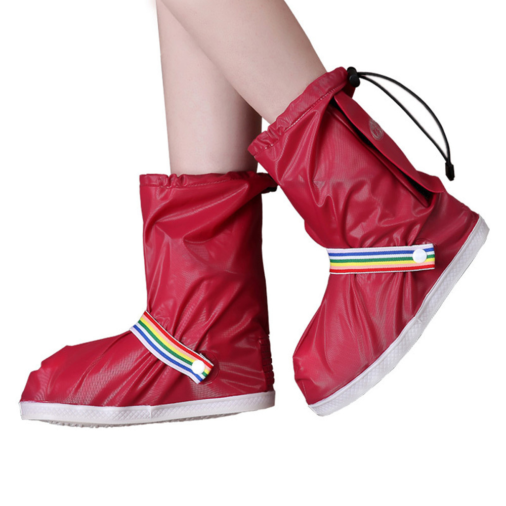 Custom Waterproof Rain Boot Cover PVC Rain Shoe Cover plastic covers shoes for rainy days