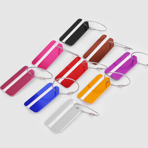 Aluminum Alloy Travel Luggage Tags Suitcase Bag Labels Travel ID Bag Tag Airlines Baggage Labels Card Unisex Travel Accessories