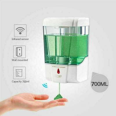 In Stock Touchless hand sanitizer gel liquid sensor automatic soap dispenser wall mounted alcohol spray dispenser