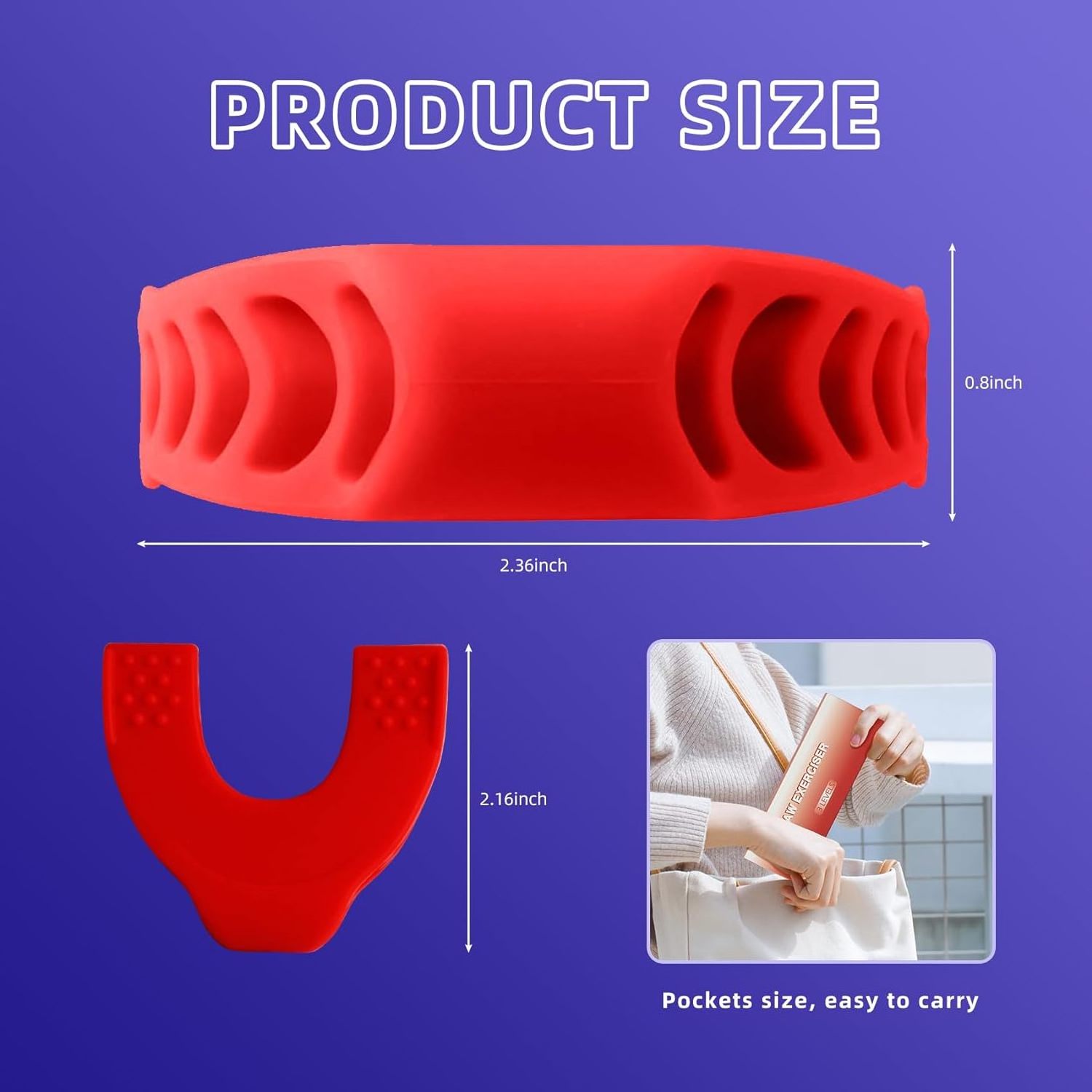 New 2024 Silicone Exercise Slim Face Mouth Muscle Trainer Workout Shaper Tool Jaw Line Trainer Jawline Gum Jaw Exerciser Toner