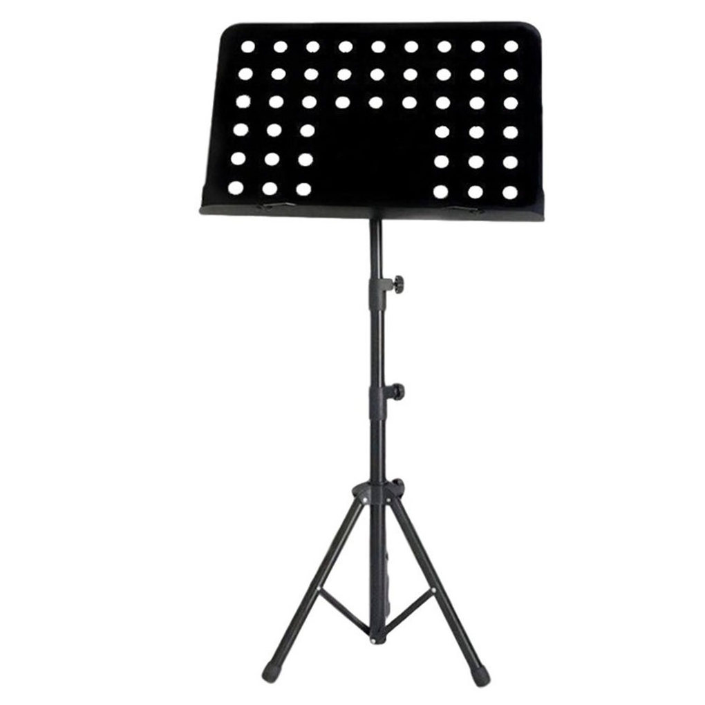 Professional Portable Metal Black Instruments Music Book Sheet Note Stand For Guitar Ukulele Violin Players