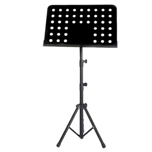 Professional Portable Metal Black Instruments Music Book Sheet Note Stand For Guitar Ukulele Violin Players