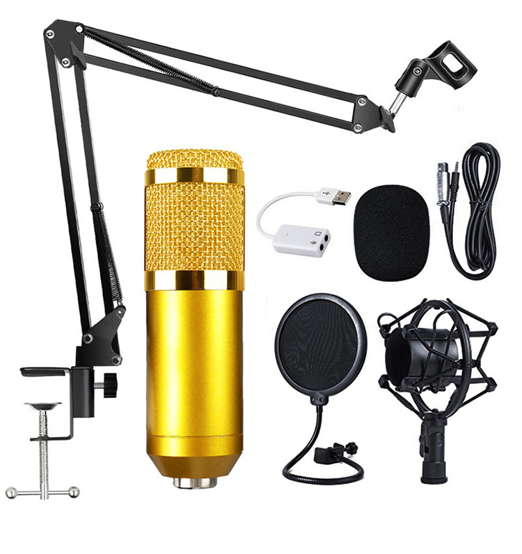 Professional Audio equipment BM 800 Home Studio Recording Equipment Condenser Microphone Set bm800 for PC Computer Mobile Phone