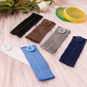 Elastic Waist Extenders Strong Adjustable Button Waist Pants Extenders