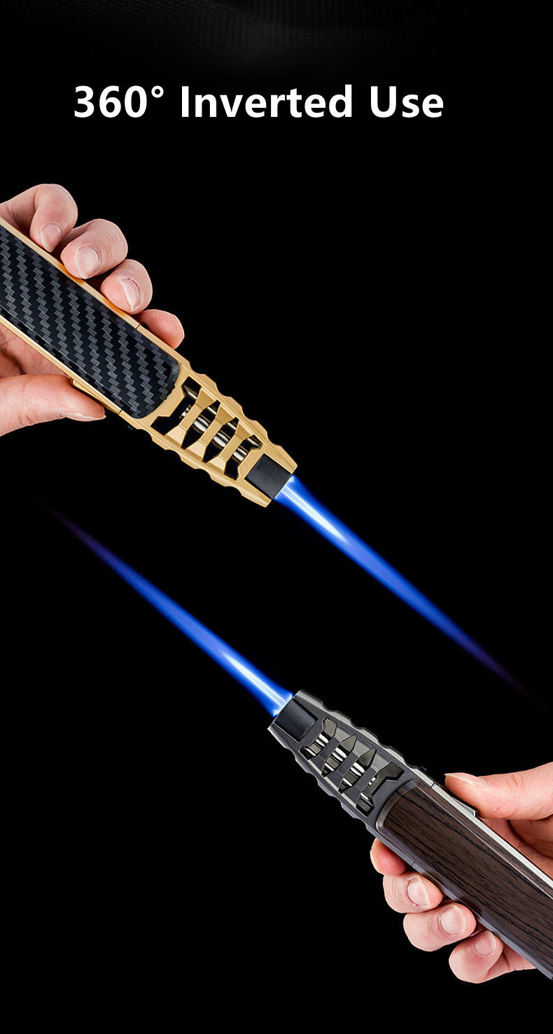 Straight into the blue flame blue flame torch lighter HOP2h Manufacturers direct outdoor cigarette lighter windproof