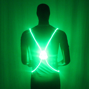 Light Led Vest 360 Degree Reflective LED Running Cycling or Hiking Vest & Belt for Men, Women & Kids