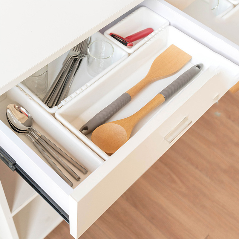 NEW Hot Selling Expendable Drawer Dividers Kitchen Organizer Adjustable Box for Kitchen Dresser Bedroom Baby Drawer