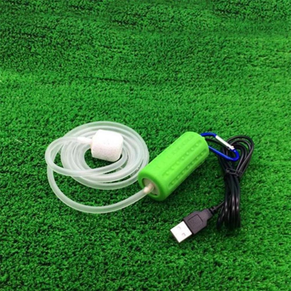 Portable Mini USB Aquarium Fish Tank Oxygen Air Pump Mute Energy Saving Supplies Aquatic Terrarium Fish Tank Accessories