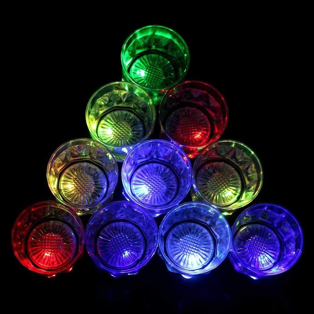 Flashing LED Light Up Party Cups Liquid Activated LED Tumblers Glowing Party Drink Cups