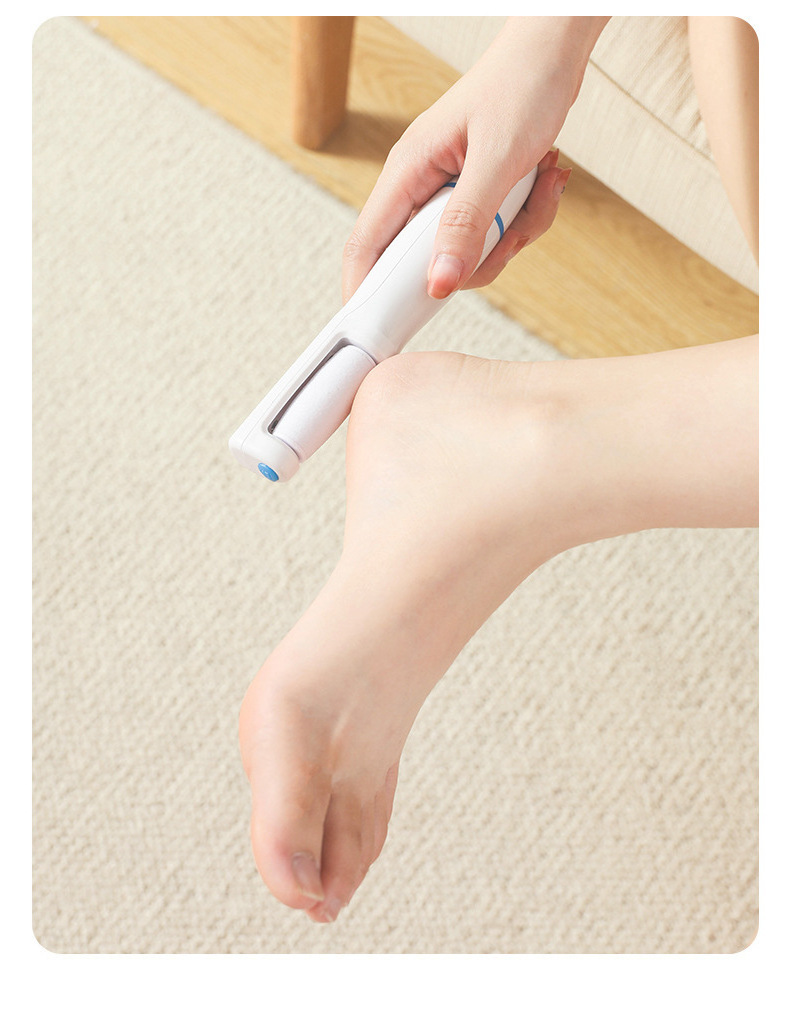 Battery & USB Electric Foot File Callus Remover Pedicure Machine Apparatus for Heels Grinding Device Foot Corns Remove Roller