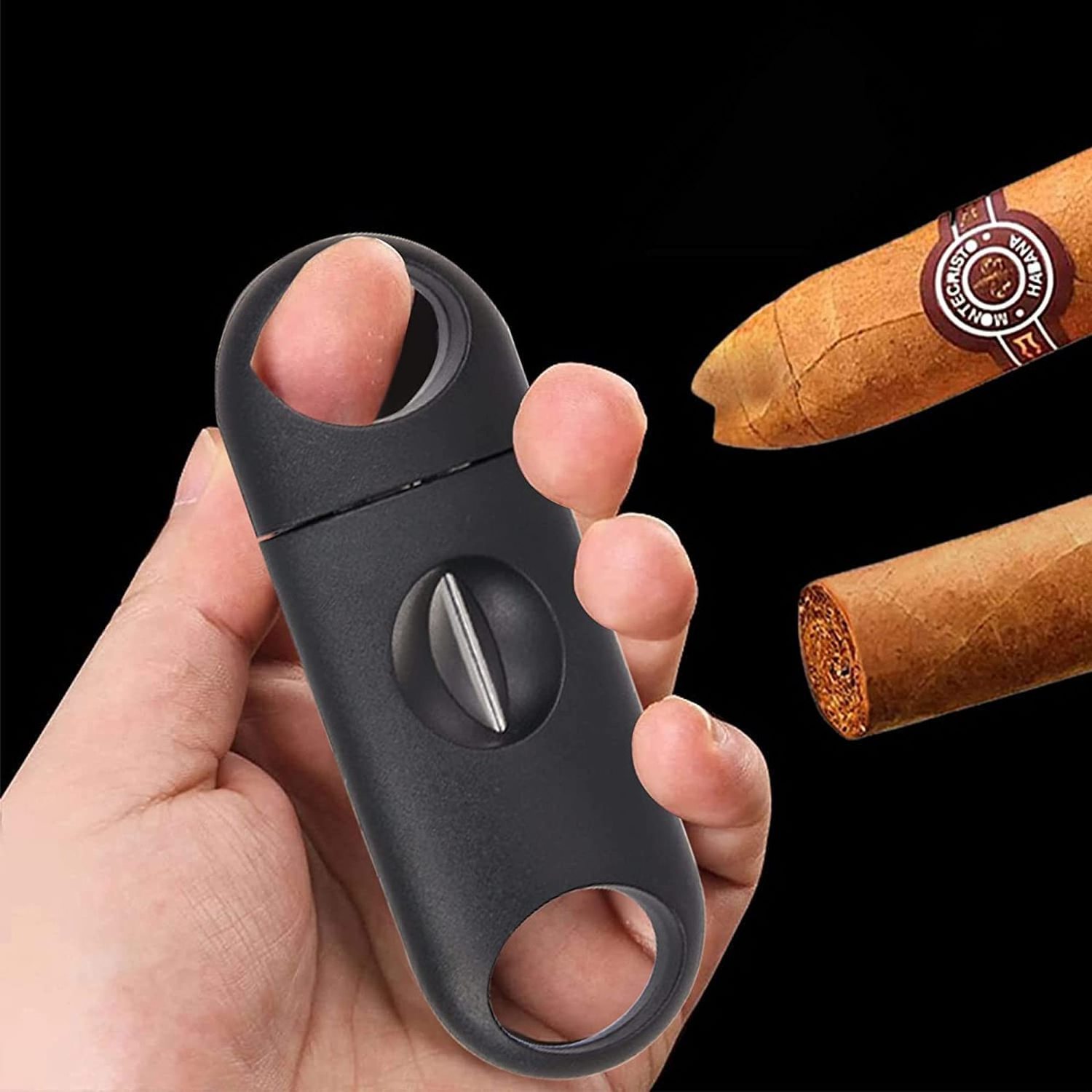 big ring guarge Cigar Cutter,V cigar punch,cutter set