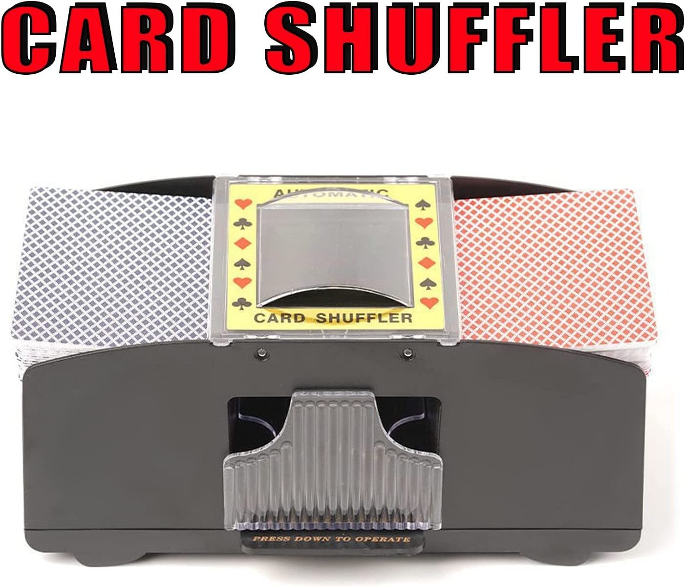 2 Deck Card Shuffler Electronic Dealer Poker Card Shuffler Automatic Card Shuffler