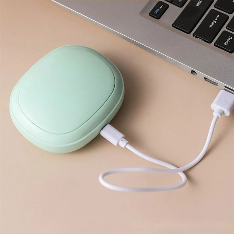 2022 New Winter USB Rechargeable Cute Mini Portable Battery Pocket Hand Warmer Electric Reusable Power Bank Hand Warmer