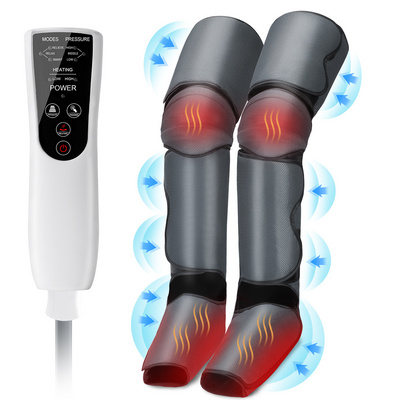 Upgraded Foot and Leg Air Pressure Massager, Knee Heating Calf Massage Promotes Blood Circulation, Muscle Relaxation