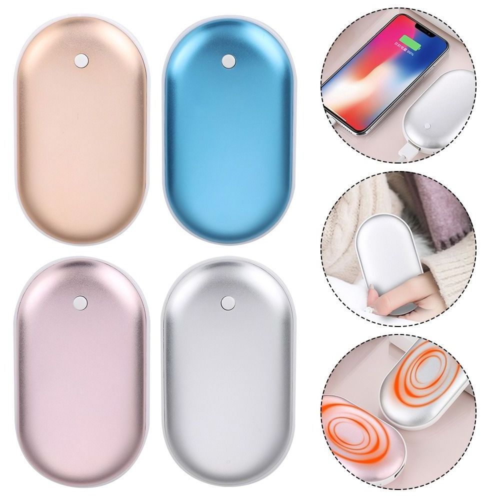 Wholesale Handwarmer Power Bank Heat Pack Pad Usb Rechargeable Portable Electric Magnetic Hand Warmer