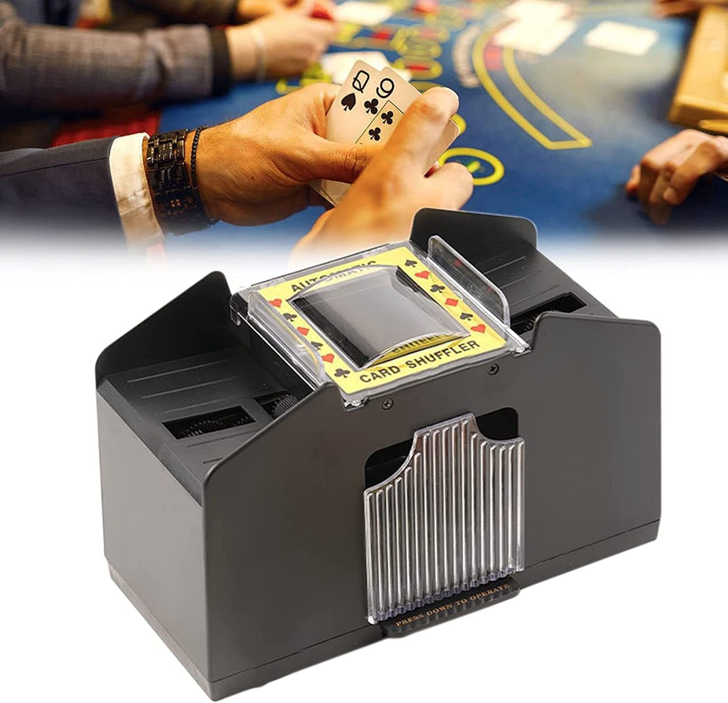 2 Deck Card Shuffler Electronic Dealer Poker Card Shuffler Automatic Card Shuffler