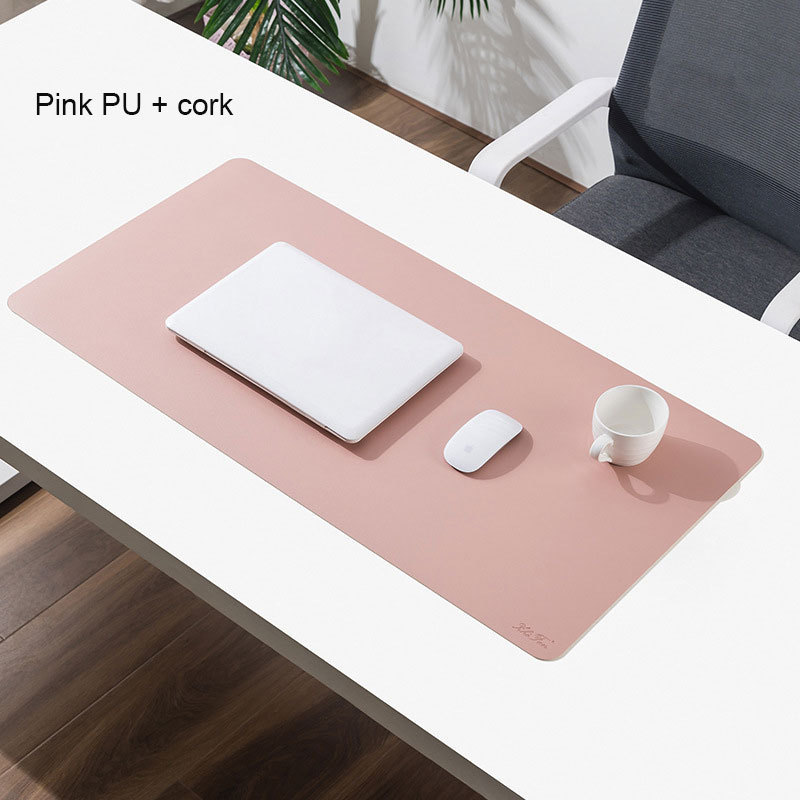 Large Size Office Desk Protector Mat PU Leather Waterproof Mouse Pad Desktop Keyboard Desk Pad Gaming Mousepad PC Accessories