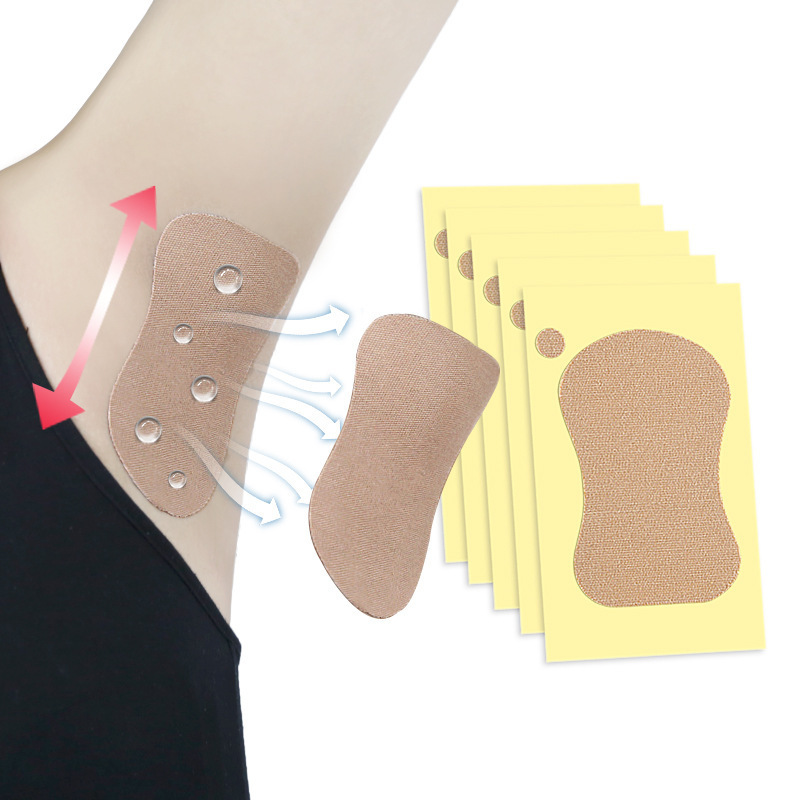 Factory Supply Armpit Sweat Pads Anti Sweating Pads Sweat Shield Fight Hyperhidrosis Comfortable Unflavored Non Visible