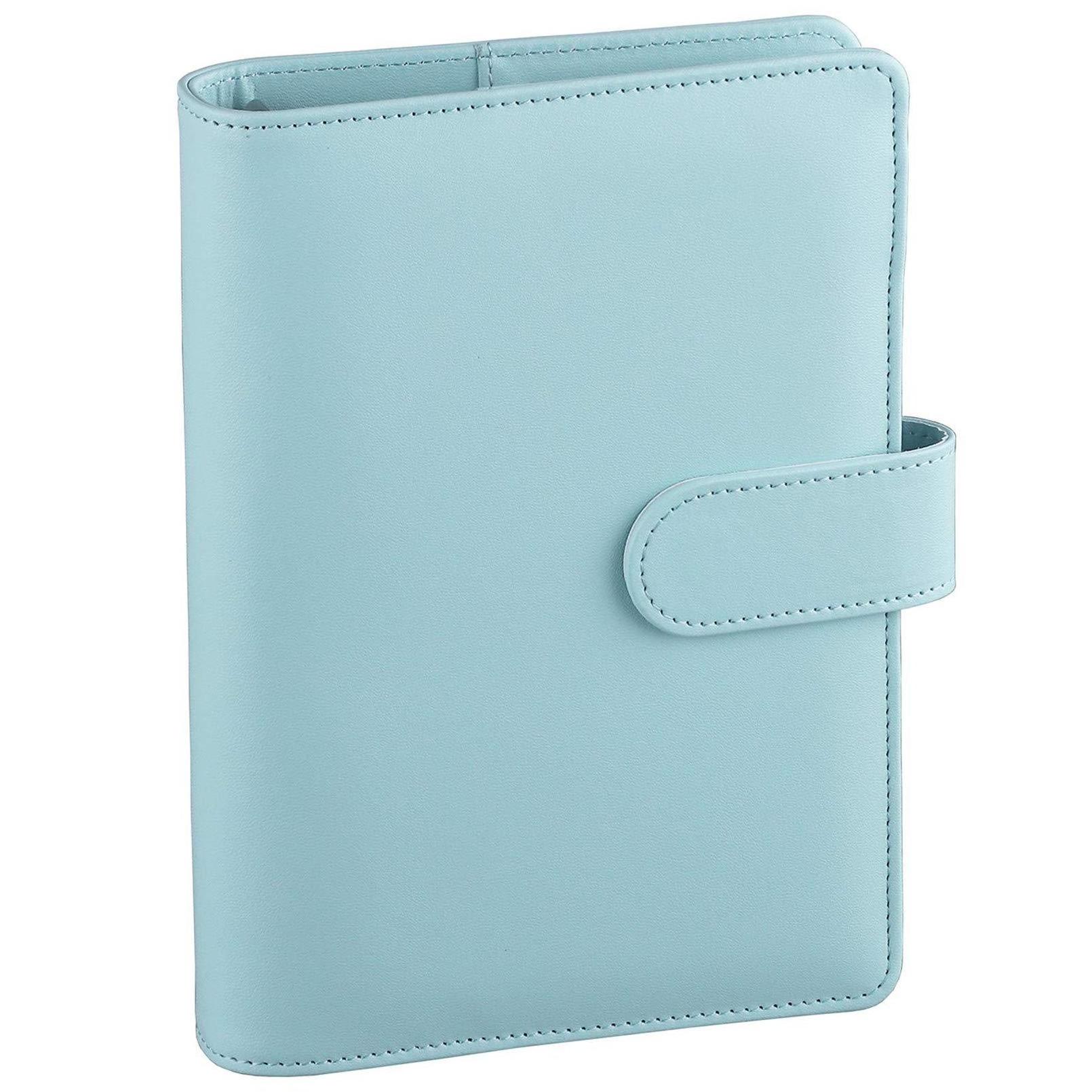 Manufacturer Custom Printing PU Leather A6 Budget Binder With Cash Envelopes Journal Planner