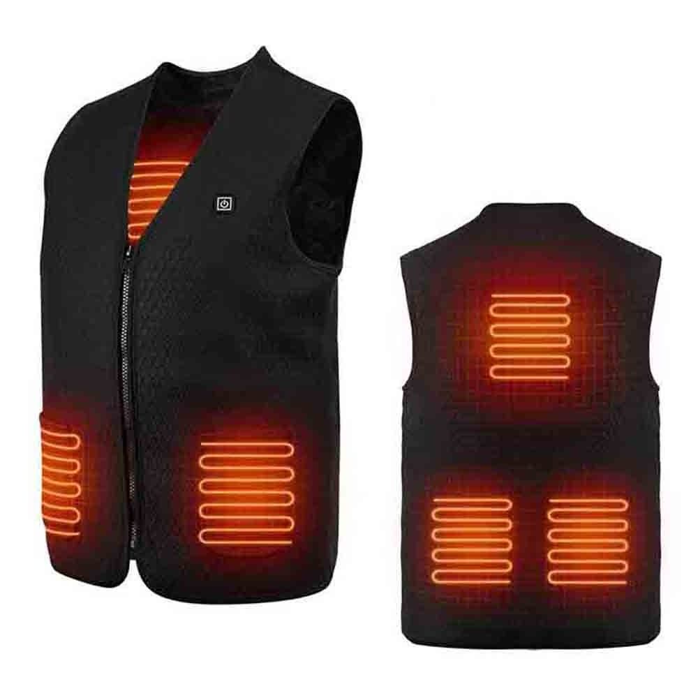 Male Female Heated Vest Warm Winter Men's Clothing USB electrical heating Sports thermal vest