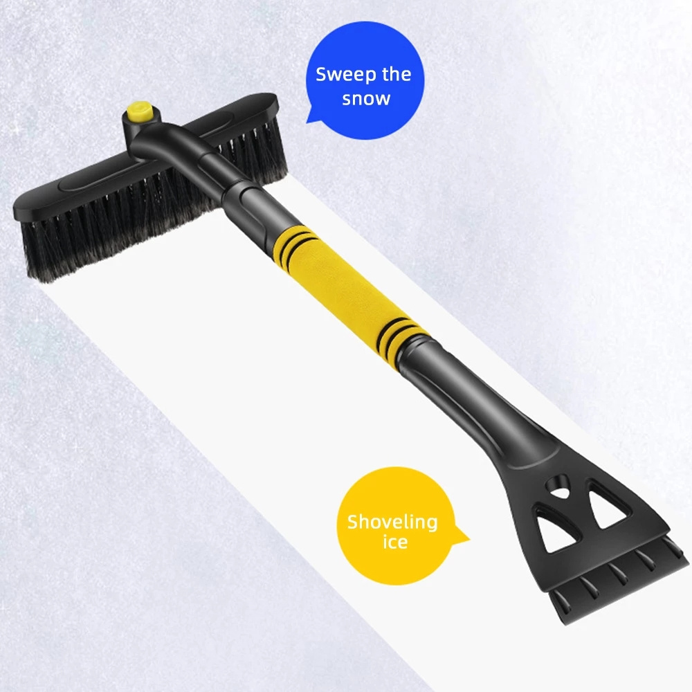 3 in 1 Durable Household Car Windshield Cleaning Tools Telescoping Extendable Snow Ice Scraper Brush