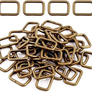 Hot selling solid 100% brass square belt bag buckles metal buckle rectangle metal ring metal bag hardware square ring