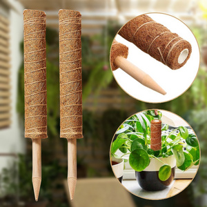 30CM 40CM 50CM 60CM 70CM 80CM 90CM 100CM 120CMGarden Plant Support Stackable Climbing Thicken Coco Totem Stick Moss Pole