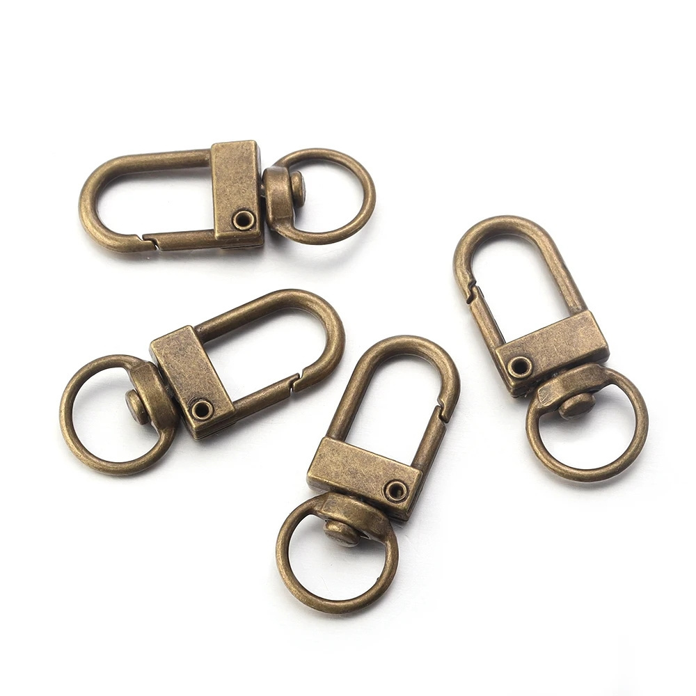 Factory directly supply Metal Lobster Clasps Swivel Lanyards Trigger Snap Hooks For Bags Shoulder Strap Keychain Dog Leash