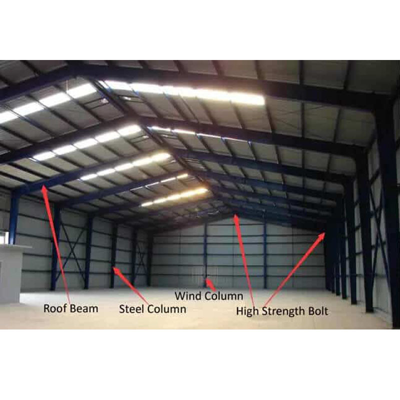 Low Cost Prefab Warehouse Shed Steel Structure Warehouse Prefab Building Storage Kits