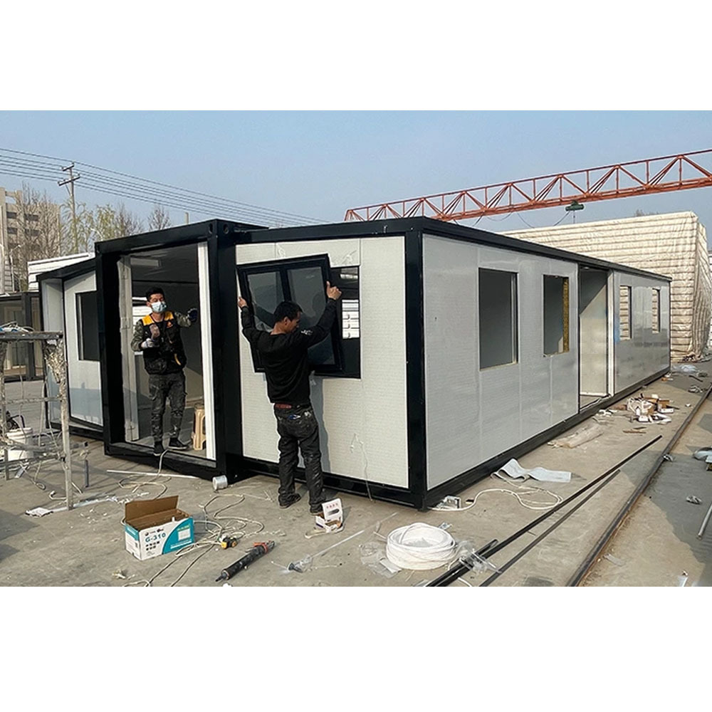 Modular Building 20ft 40 Ft Flat Pack Low Cost Tiny Prefab Home Office Folding Container House Steel Shipping Container