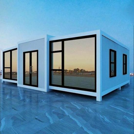 Luxury Modern 40ft Container 5 Bedroom House Expandable Transportable Homes with 20ft Size for Office Shop Villa Toilet Kiosk