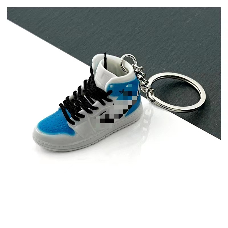 Wholesale PVC Basketball AJ Mini Sneakers 3d J 0rdan Shoe Keychains