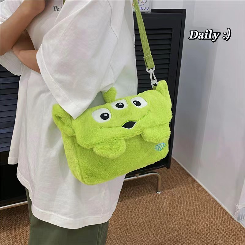 Plush Toy Postman Bag Cartoon Cute Envelope Kuromi My Melody Shoulder New Japanese Versatile Strawberry Bear Straddle Hand Bags