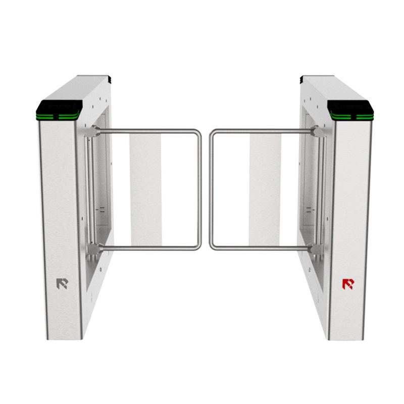 Half Height Electronic Turnstile Remote control metal side gate swing fence swing gate automatic swing gates