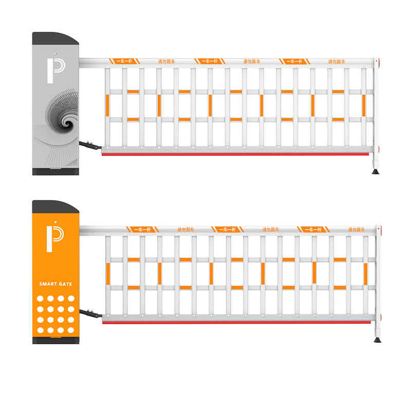 Car Parking Management Road Safety Folding Arm barrier gate automatic sensor for smart barrier gate